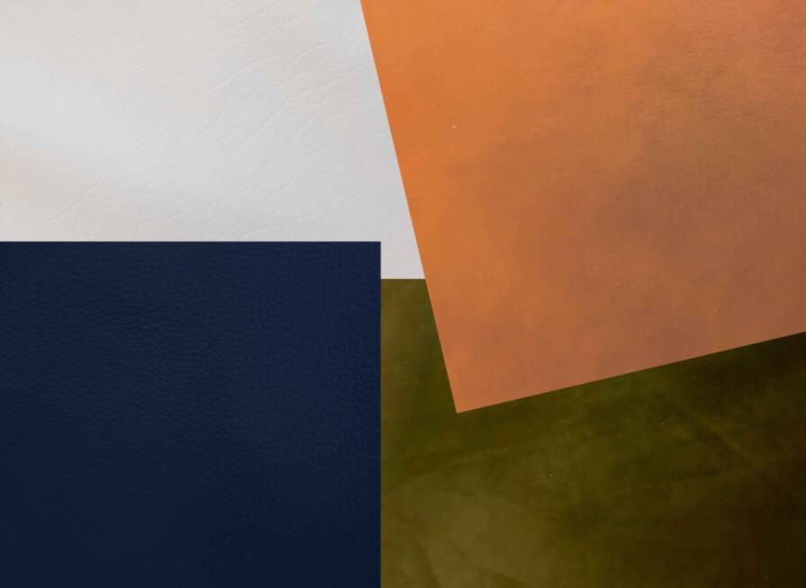 Leder auf Mass in verschiedenen Farben